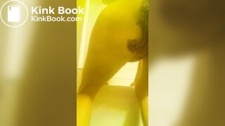 Girl explodes in tight leggings