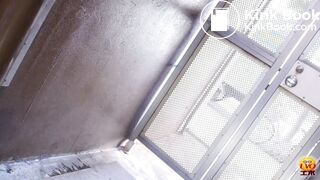 Schoolgirl shit at the building part3