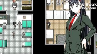 game girl poop and piss toilet