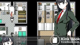 game girl poop and piss toilet