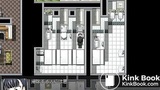 game girl poop toilet