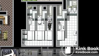 game girl poop toilet