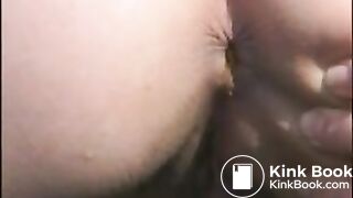 Blonde girl pooping in different public places