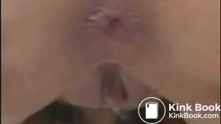 Blonde girl pooping in different public places