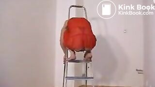 Dany desperate poop on the ladder part 2