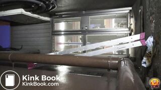 Schoolgirl shit at the building part4