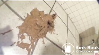 Japan girl does big diarrhea