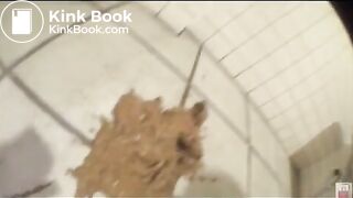 Japan girl does big diarrhea