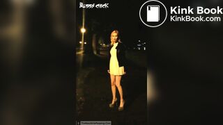 British lady poops on the outside after desperate talk