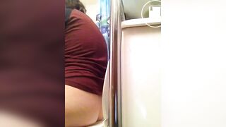 Ex pooping on the toilet 4