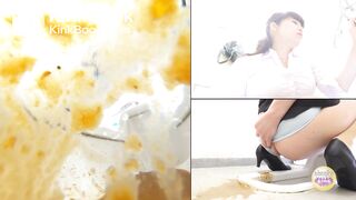 Incredible girl with diarrhea