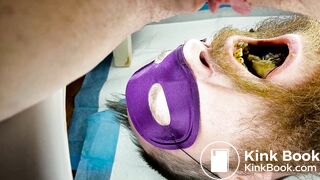 Mistress makes slave chew her shit