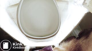 Mistress makes slave chew her shit