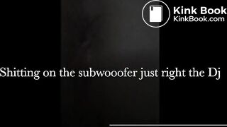 shit on subwoofer