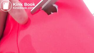 Japanese public bikini pooping