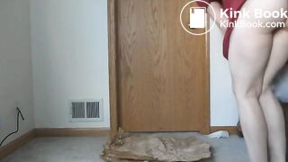 Very cute girl poop a large pie 5