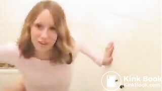 Cute girl pooping - video 6