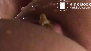 Wife pooping a huge dump pt 3