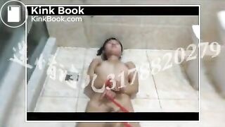 Chinese girl eat shit and piss