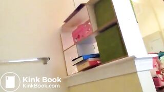 Nice Girl Pooping Toilet