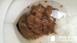 Nice Girl Pooping Toilet