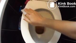 girl diarrhea enema