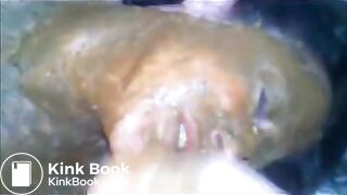 Wife gets pooped on and enjoys a fierce orgasm rubbing one out - video 4