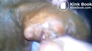 Wife gets pooped on and enjoys a fierce orgasm rubbing one out - video 4