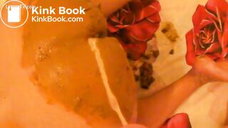 Innocent ass play from couple turns into shitty mess