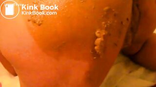 Innocent ass play from couple turns into shitty mess