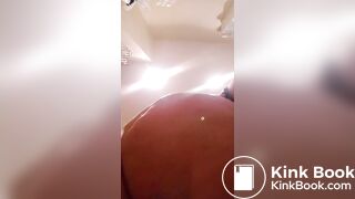 bbw redhead on toilet