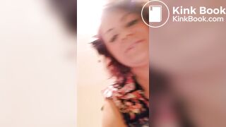 bbw redhead on toilet