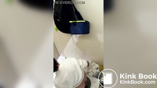 Spy girls pooping with Phone