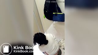 Spy girls pooping with Phone