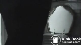 Girl diarrhea farting and pooping On toilet