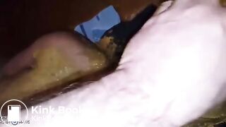 Black slut gets shit on