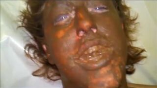 Wife gets pooped on and enjoys a fierce orgasm rubbing one out - video 5