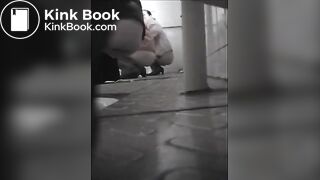 Group of girls shitting in a hole