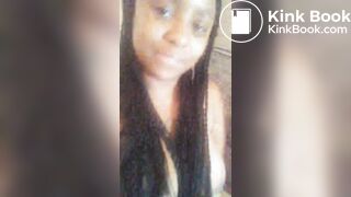 Ebony on toliet scat ass