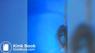 British Girl Long Poo Over Bucket