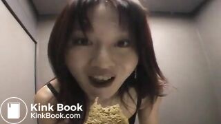 Japanese eating shit