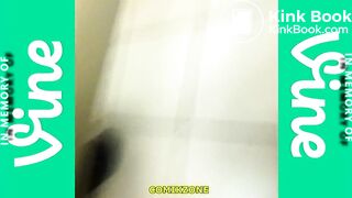 Girl nice ass pooping