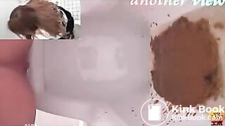 Hard Diarrhea in Public toilet