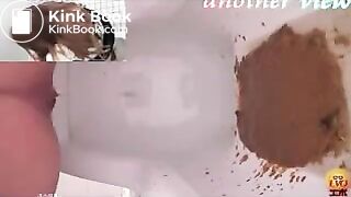 Hard Diarrhea in Public toilet
