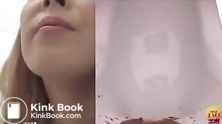 Hard Diarrhea in Public toilet