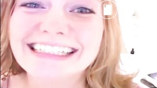 Pretty blonde girl shitting and pissing comp