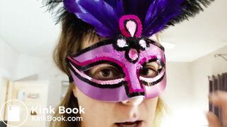 Mistress shits in slave mouth for Valentine's day