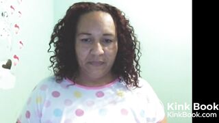 BBW Big smelly Colombian spreads her fuckholes for me.