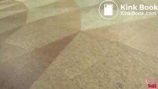 Pulbic pink pantie poop