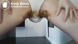 Beautiful blonde in white bikini.